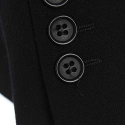 Pre Owned Emporio Armani Black Lapel Style Suit S