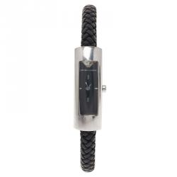 Pre Owned Emporio Armani Black Stainless Steel AR5558 Women's Wristwatch 12MM