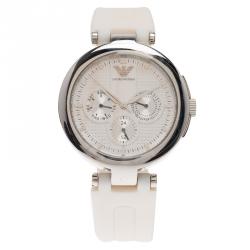 Emporio Armani Silver Stainless Steel AR0736 Women's Wristwatch 39MM