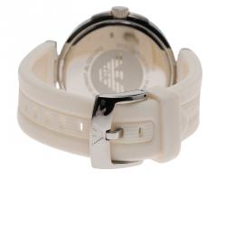 Pre Owned Emporio Armani Silver Stainless Steel AR0736 Women's Wristwatch 39MM