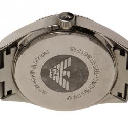 Pre Owned Emporio Armani AR-5781 Stainless Steel & Crystal Women's Wristwatch 39MM