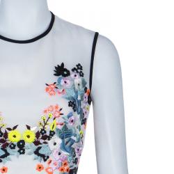 Pre Owned فستان ايرديم تطاريز أزهار متعدد الألوان M