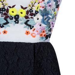 Pre Owned فستان ايرديم تطاريز أزهار متعدد الألوان M