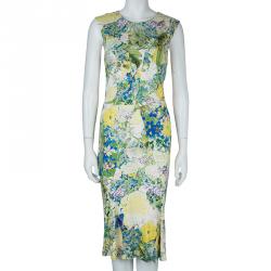 Erdem Multicolor Print Sleeveless Knit Dress L