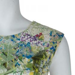 Erdem Multicolor Print Sleeveless Knit Dress L