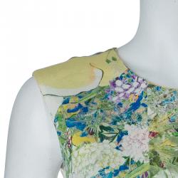 Erdem Multicolor Print Sleeveless Knit Dress L