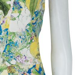 Erdem Multicolor Print Sleeveless Knit Dress L
