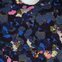 Pre Owned Erdem Multicolor Floral Print Fitted Sleeveless Dress M