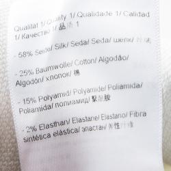 Pre Owned Escada Monochrome Knit Flared Sleeveless Dress L