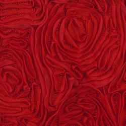 Pre Owned Escada Red Rose Detail Skirt S