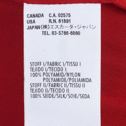 Pre Owned Escada Red Rose Detail Skirt S