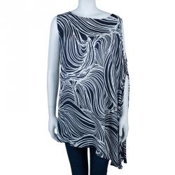 Pre Owned Escada Navy Nebahat Top L