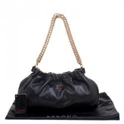 Pre Owned Escada Black Leather Shoulder Bag