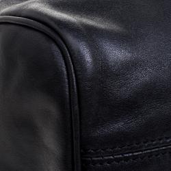 Pre Owned Escada Black Leather Shoulder Bag