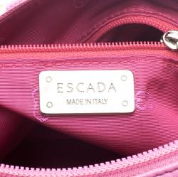 Pre Owned Escada Multicolor Leather Satchel 