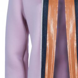 Essa Walla Blush Pink Contrast Trim Neoprene Cardigan M/L