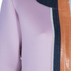 Essa Walla Blush Pink Contrast Trim Neoprene Cardigan M/L