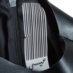 Essa Walla Black Sleeveless Pleather Top S/M