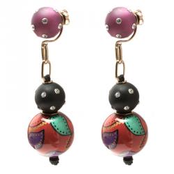 Etro Multicolor Embellished Earrings