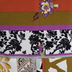 Pre Owned فستان إيترو مطبوع متعدد الألوان بأكمام قصيرة ضيق S