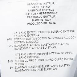 Pre Owned فستان إيترو قطن مطبوع متعدد الألوان رقبة حرف V بلا أكمام S