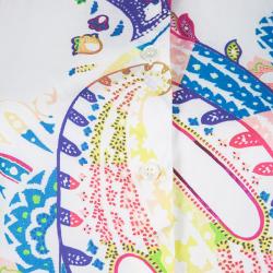 Pre Owned فستان إيترو قطن طباعة بيزلي متعددة الألوان بأكمام طويلة M