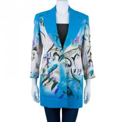Etro Printed Oversized Blazer L