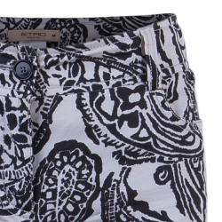 Pre Owned Etro Printed Denim Pants M