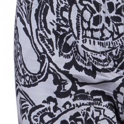 Pre Owned Etro Printed Denim Pants M
