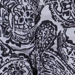 Pre Owned Etro Printed Denim Pants M