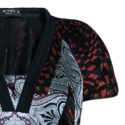 Pre Owned Etro Multicolor Printed Silk Gown M