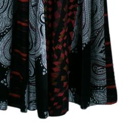 Pre Owned Etro Multicolor Printed Silk Gown M