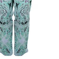 مملوكة مسبقًا بنطلون إيترو مطبوع بأرجل ضيقة L