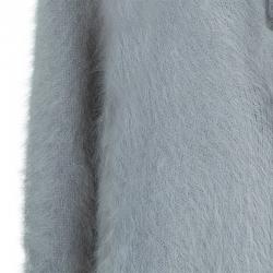 Pre Owned كارديغان أيترو أنغورا رصاصي بأزرار M