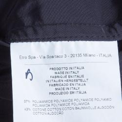 Pre Owned Etro Colorblock Nylon Jacket M