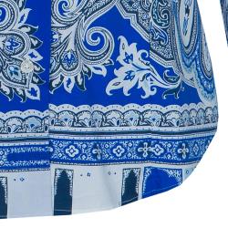 مملوكة مسبقًا توب إيترو بنقوش أزرق S