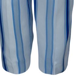 مملوكة مسبقًا Etro Blue and White Striped Trousers S