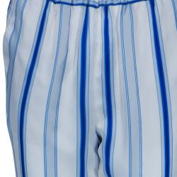 مملوكة مسبقًا Etro Blue and White Striped Trousers S