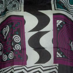 Pre Owned فستان إيترو حرير شفاف منقوش متعدد الألوان M