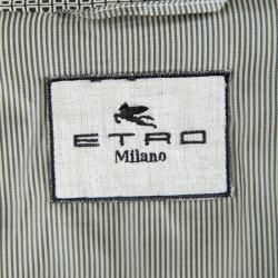 Pre Owned Etro Multicolor Printed Fitted Blazer M
