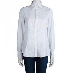 Pre Owned قميص إيترو جاكارد قطن نمط بيزلي M