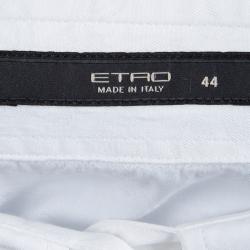 Pre Owned قميص إيترو جاكارد قطن نمط بيزلي M