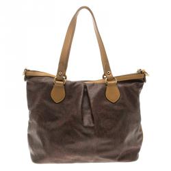 Etro Multicolor Paisley Leather Tote