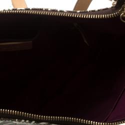 Pre Owned Etro Multicolor Paisley Printed Leather Crossbody Bag