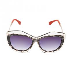 Fendi Transparent Retro Oversized Sunglasses