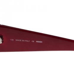 مملوكة مسبقًا Fendi Pequin Red 5254 Sunglasses