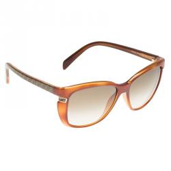 Pre Owned Fendi Blonde Havana FS5258 Cat Eye Sunglasses