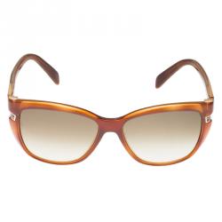 Pre Owned Fendi Blonde Havana FS5258 Cat Eye Sunglasses