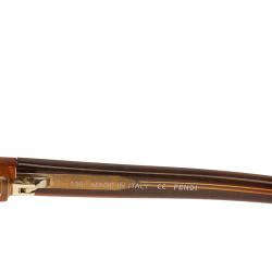 Pre Owned Fendi Blonde Havana FS5258 Cat Eye Sunglasses