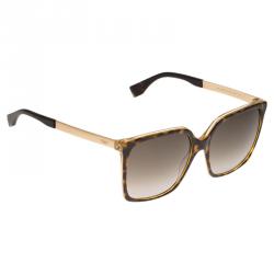 مملوكة مسبقًا نظارة شمسية فندي FF0076 إطار ترتواز مربعة